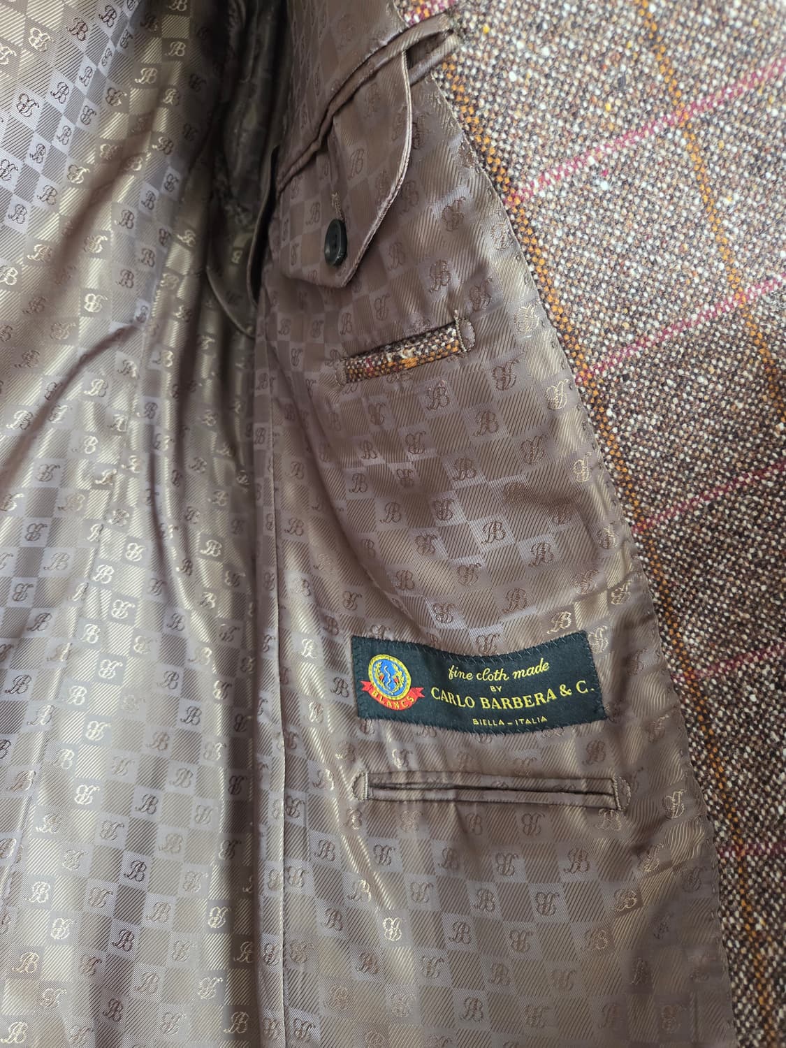 까를로바르베라 마에스트로 알베로 울캐시 자켓(콤비마이) 100L사이즈판매 상품이미지8