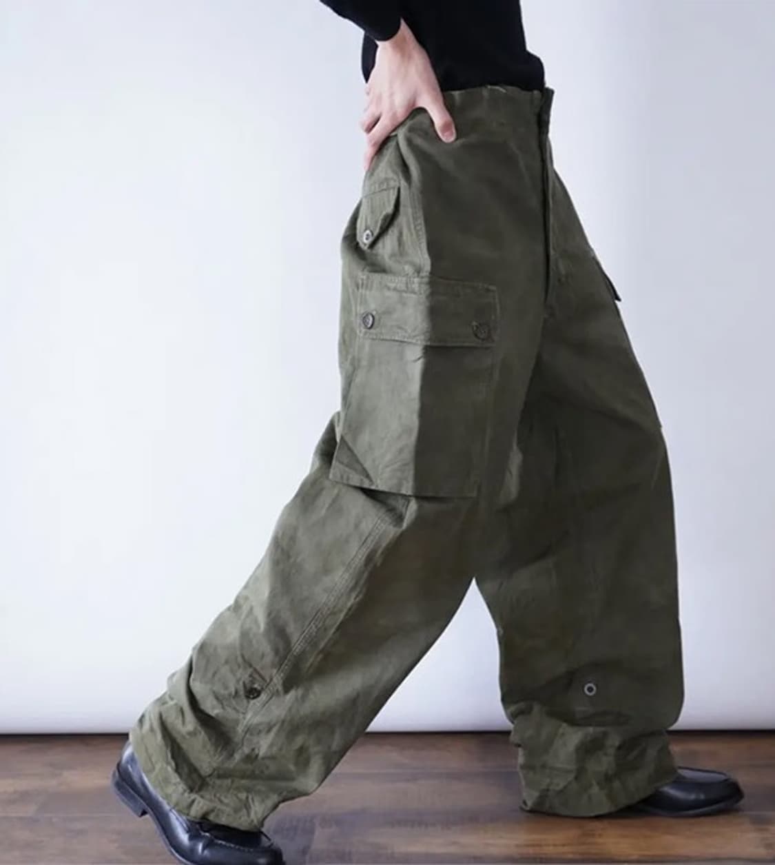 50's Royal Dutch Army Faded Canvas pant 상품이미지10