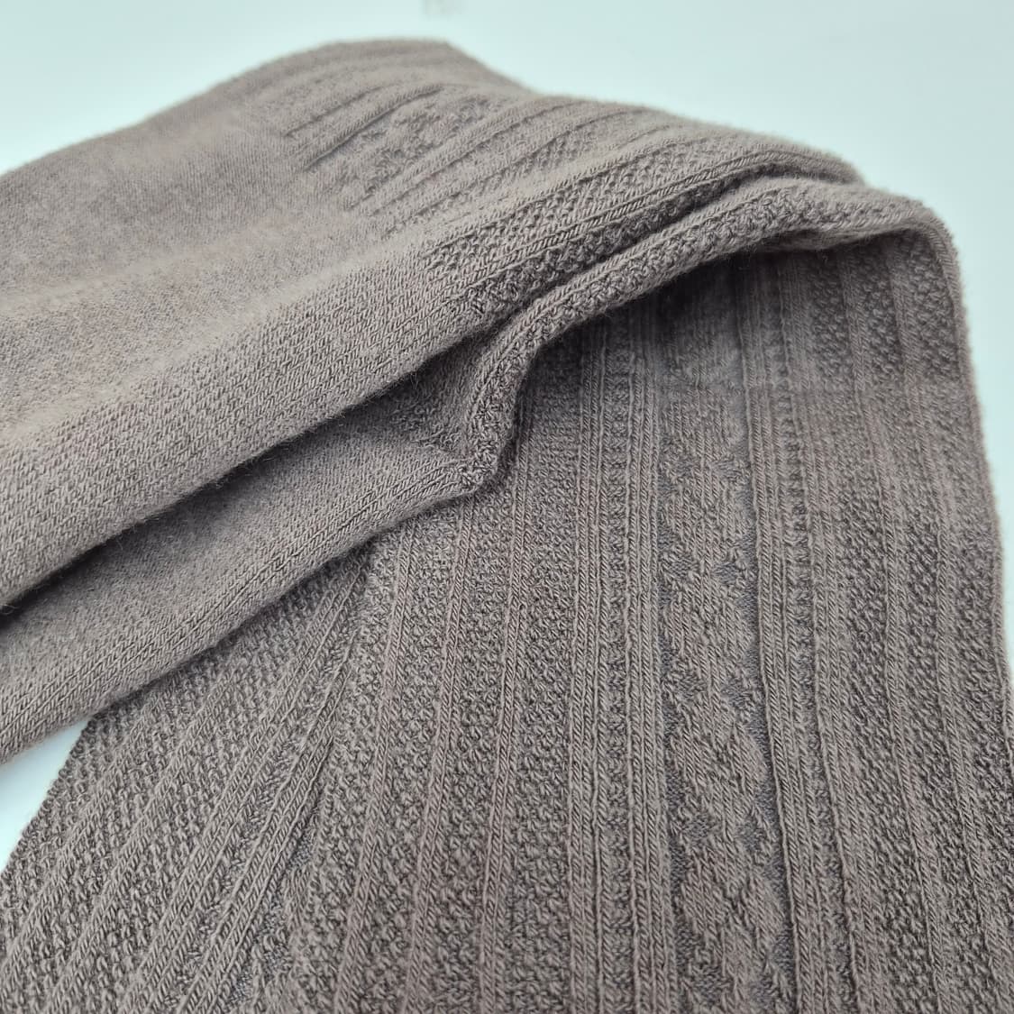 브라운 니트 패턴 여성 타이즈 상품이미지5