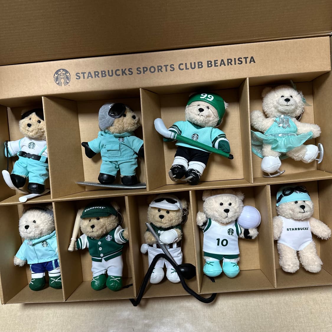 스타벅스 스포츠클럽 베어리스타 키체인 세트 1, 2 상품이미지8