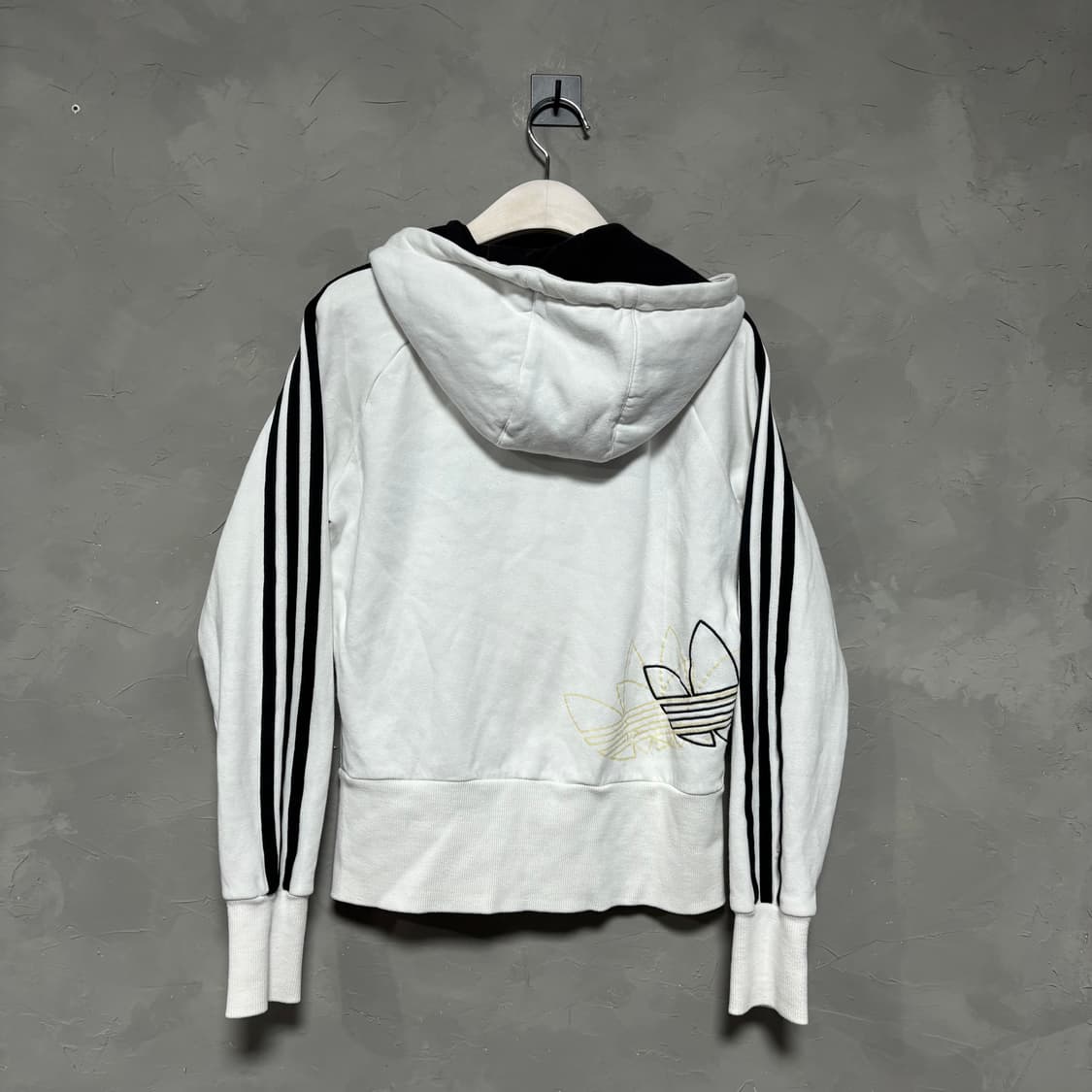 아디다스 파이어버드 후드 져지 트랙탑 화이트 실버 상품이미지4