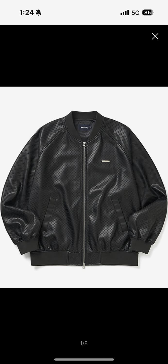 위캔더스 레더 가죽 자켓 상품이미지1