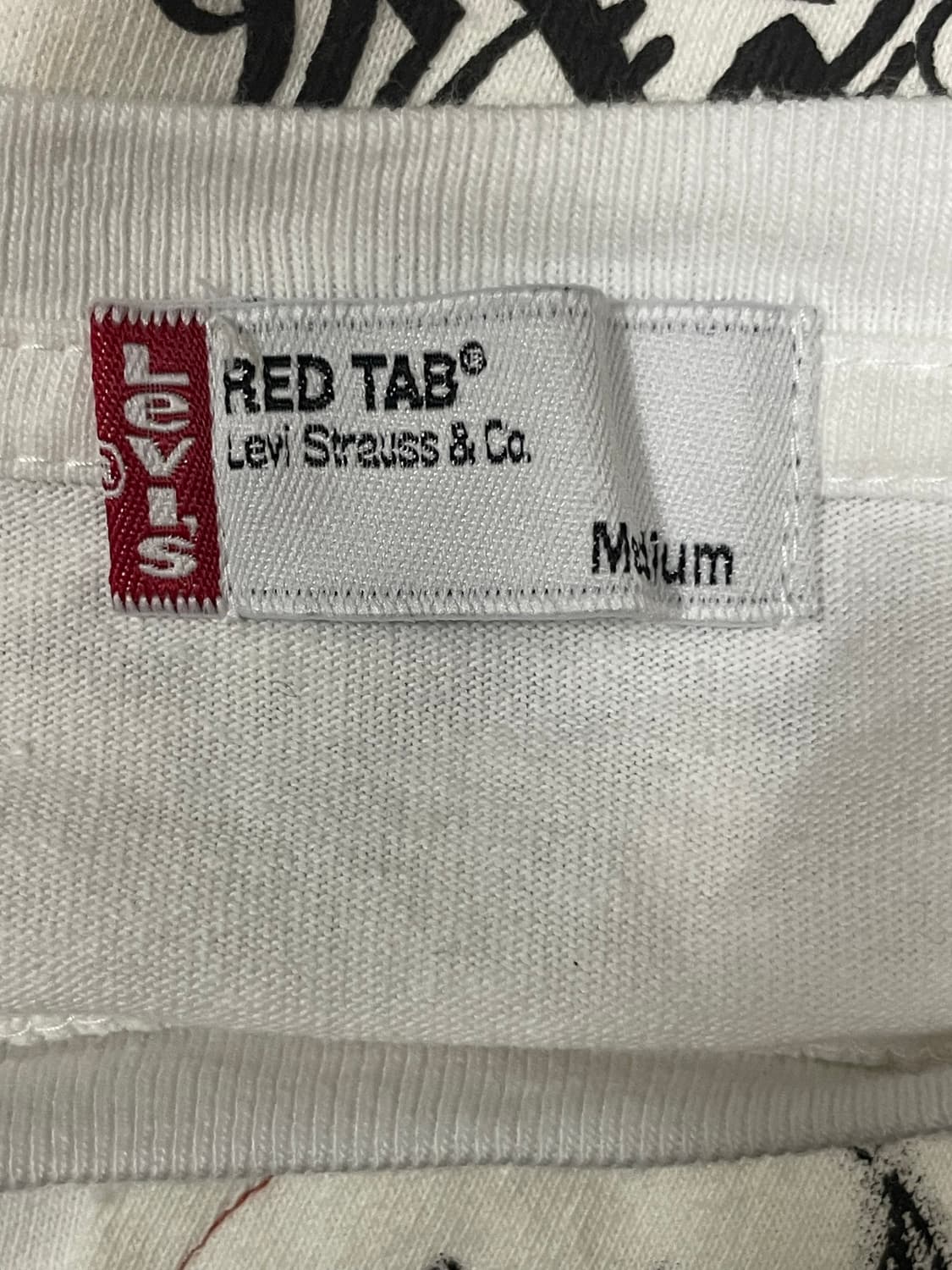 리바이스 레드 탭 한정판 그래피티 반팔 상품이미지3