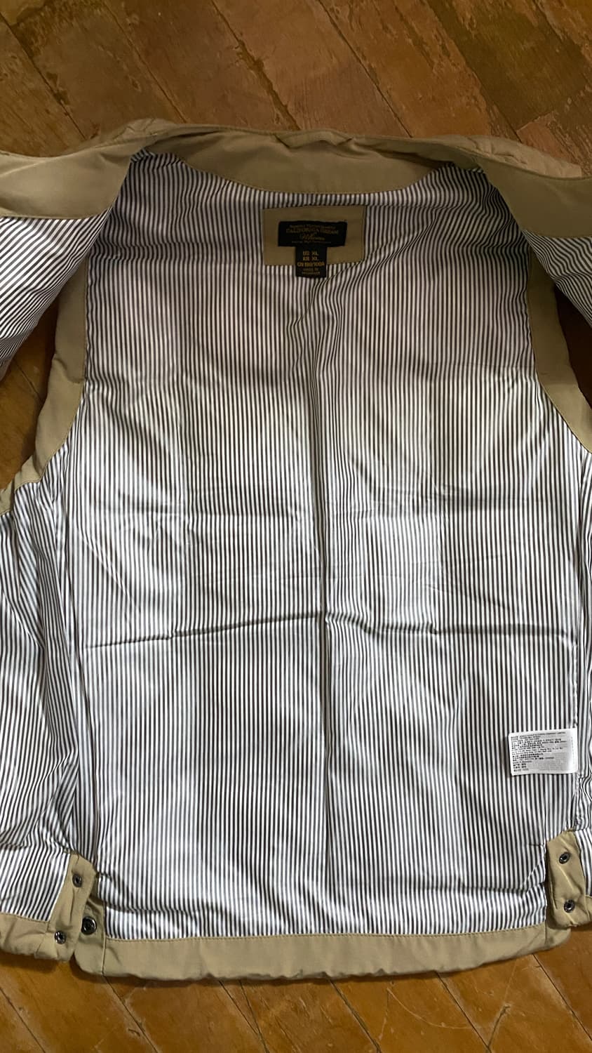 후아유 캘리포니아 남성 베이지 패딩조끼 XL 상품이미지3