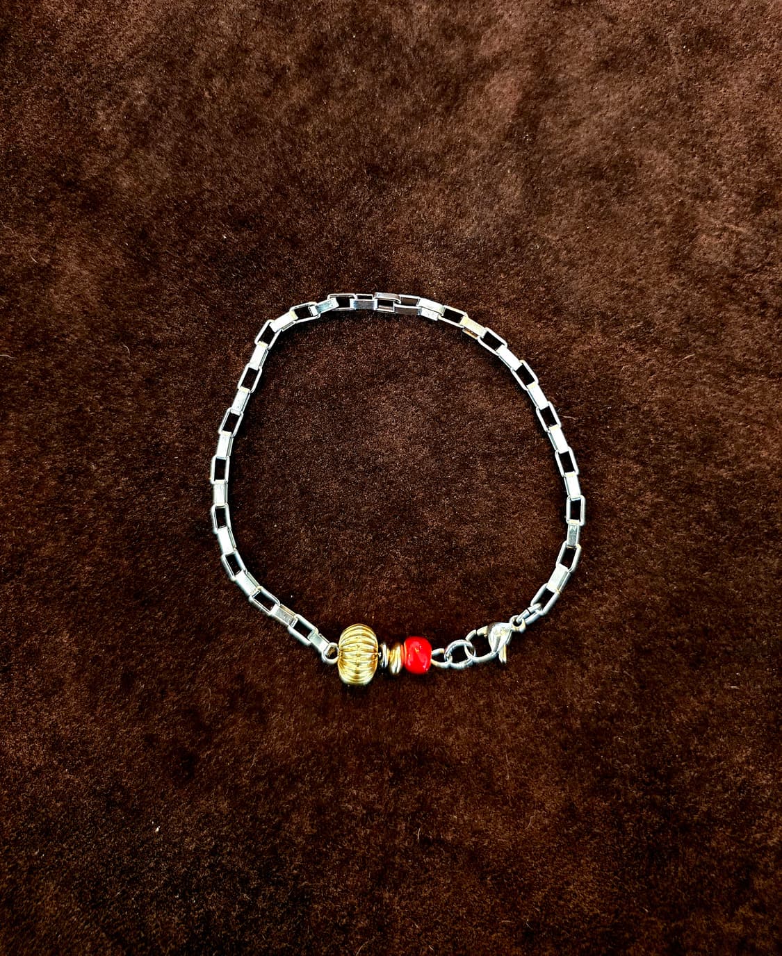 3cross  single/ 레이어드 포인트 brass 써지컬 팔찌 상품이미지2