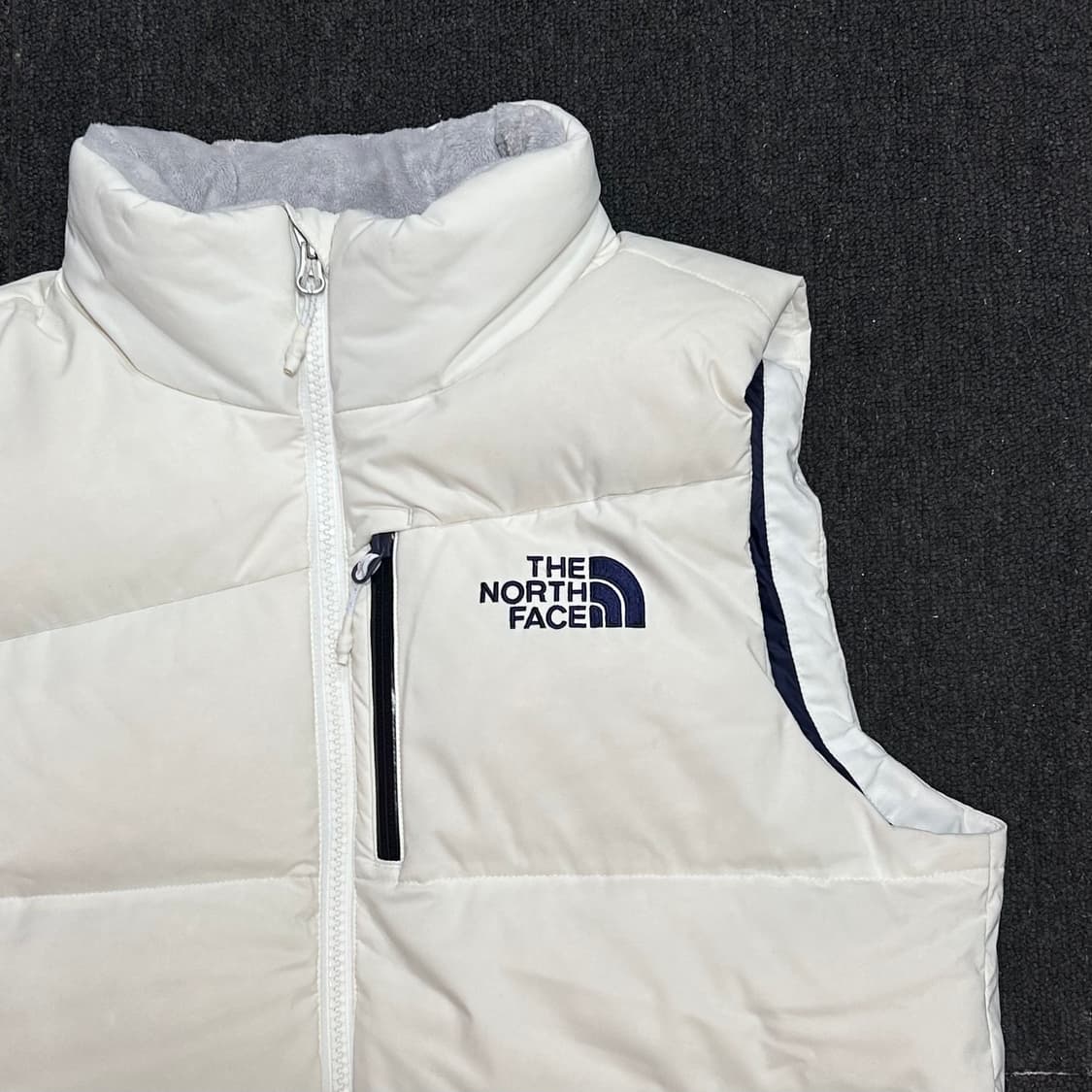노스페이스 평창올림픽 구스다운 패딩조끼 화이트 베스트 95 상품이미지3