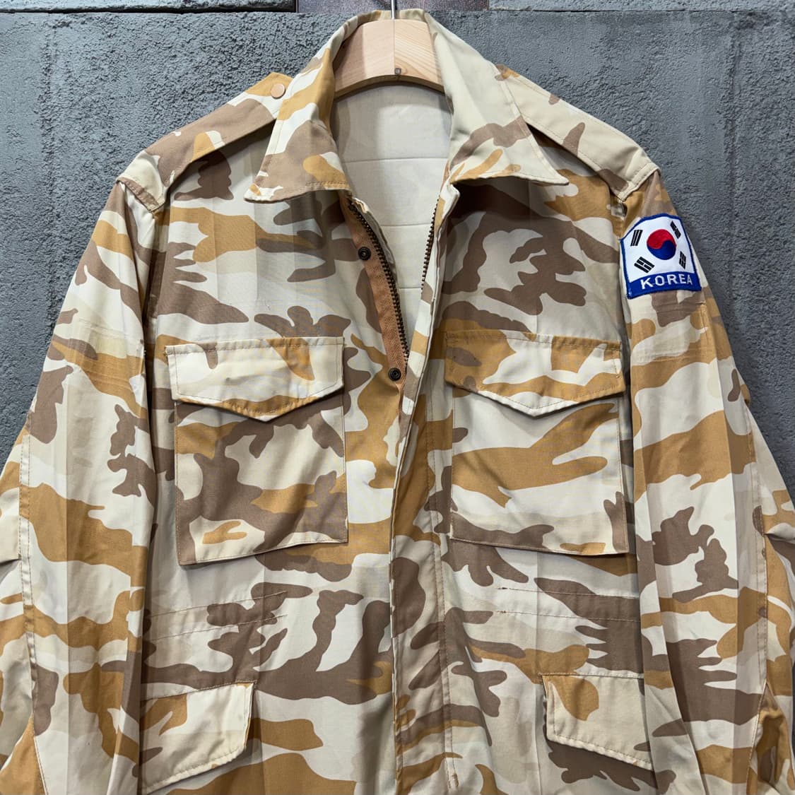 ROK 자이툰 부대 데저트 카모 구형 필드 자켓 (L)   상품이미지2