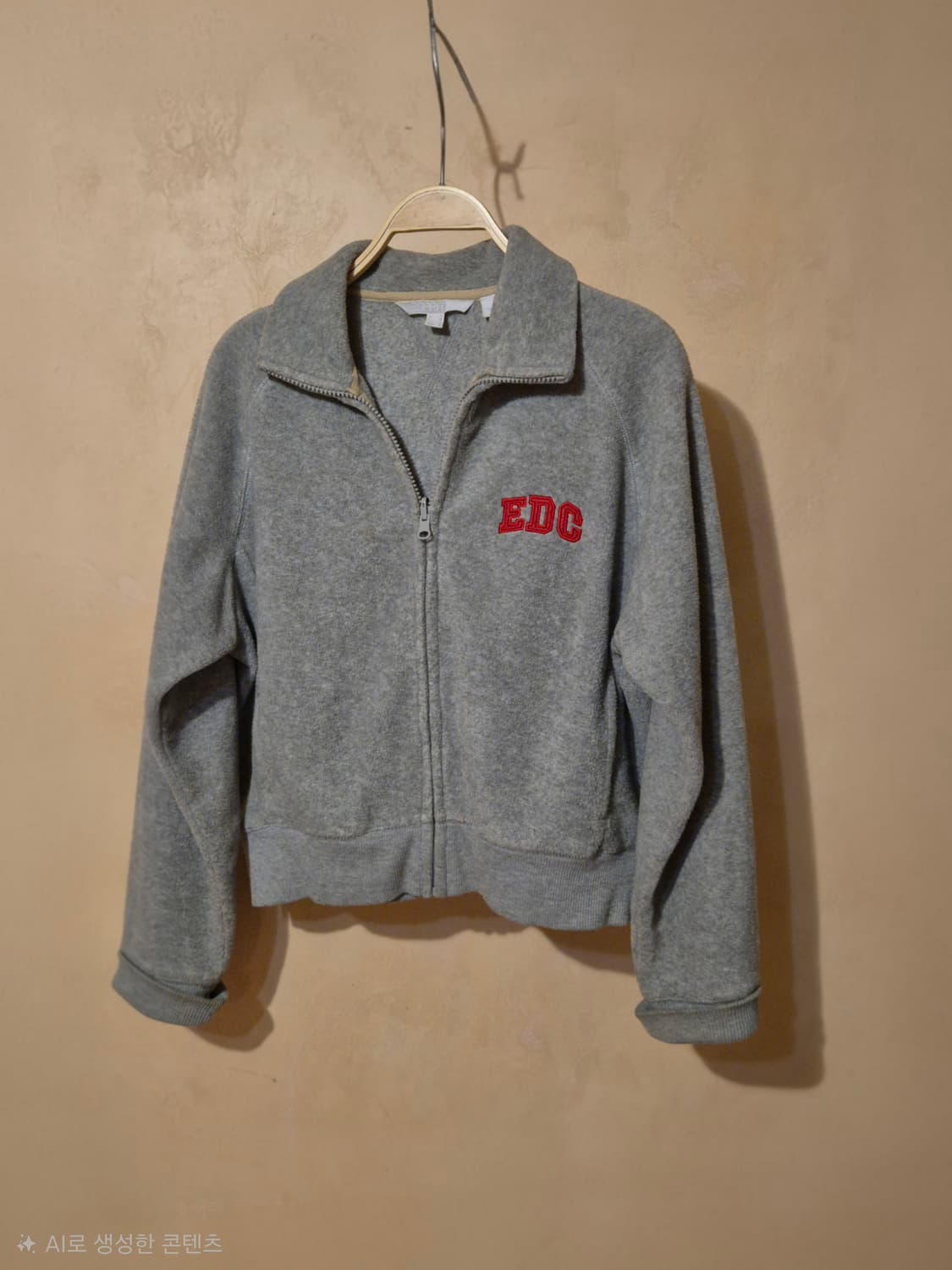 Esprit 에스프리 플리스 후리스 크롭 집업 상품이미지1