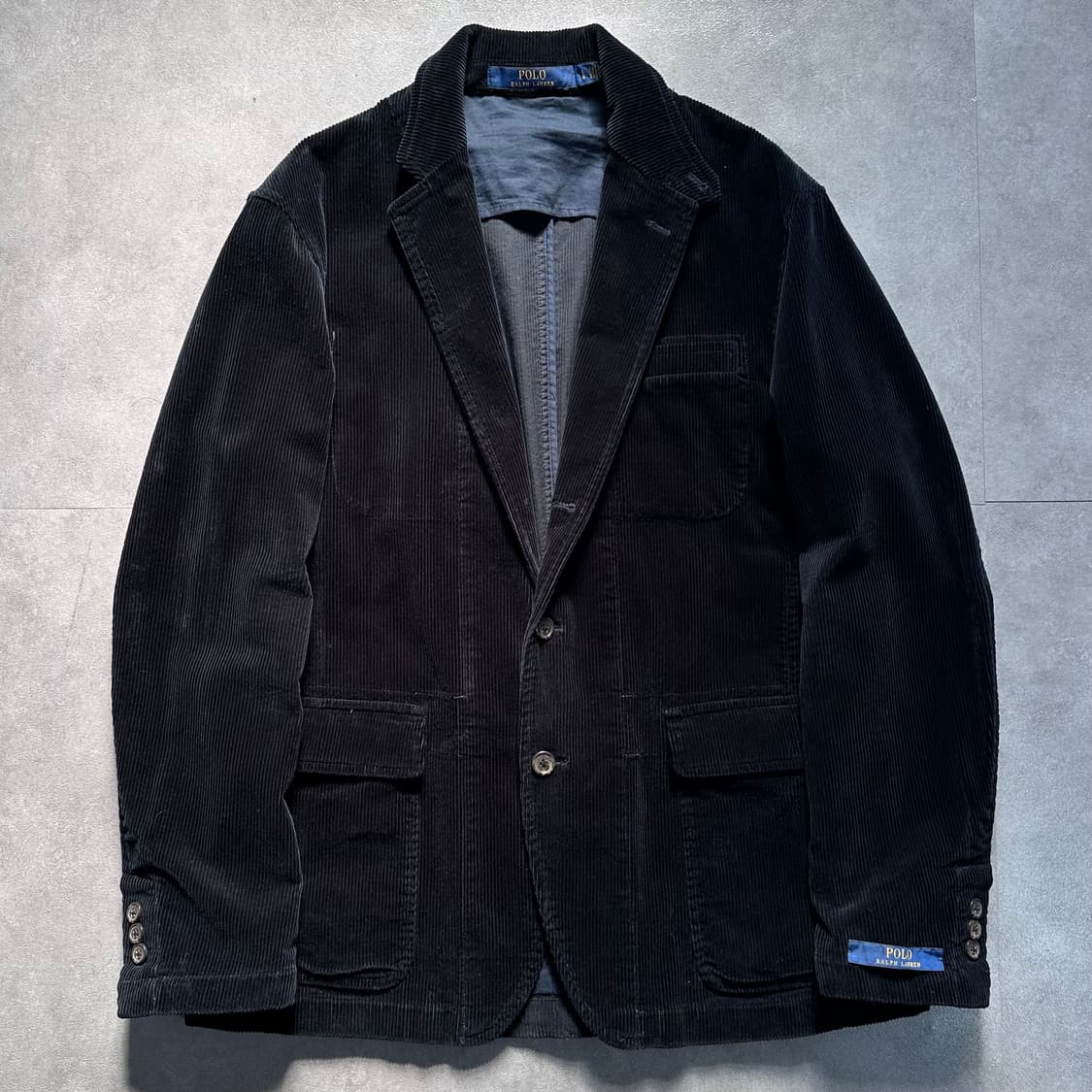 폴로 네이비 코듀로이 스포츠 블레이저 자켓(va.90) 상품이미지1