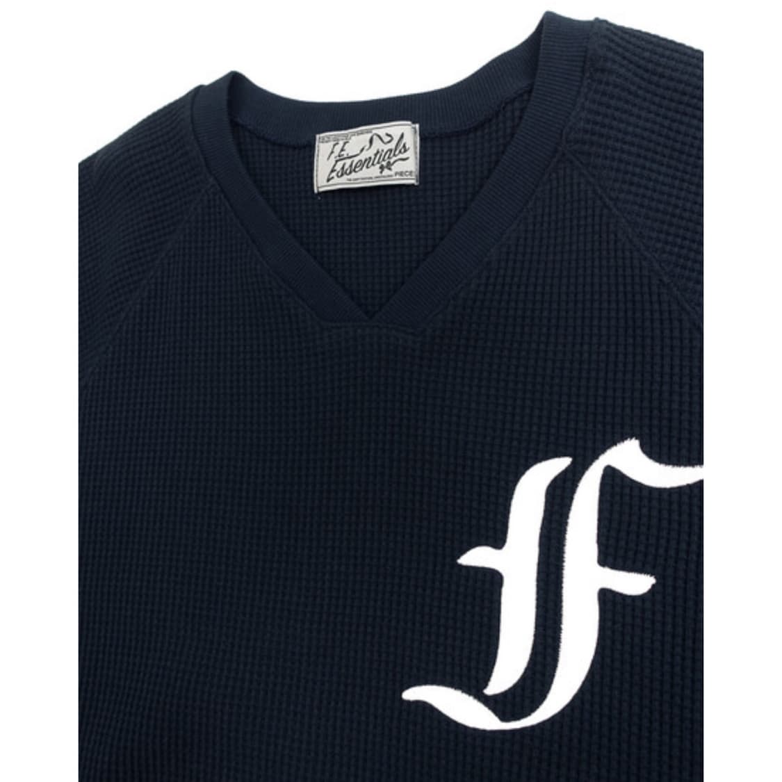 샵페어리 와플 박시 맨투맨 네이비 상품이미지7