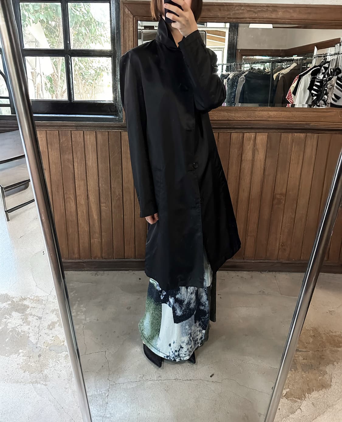 DKNY nylon minimal trench coat 상품이미지1