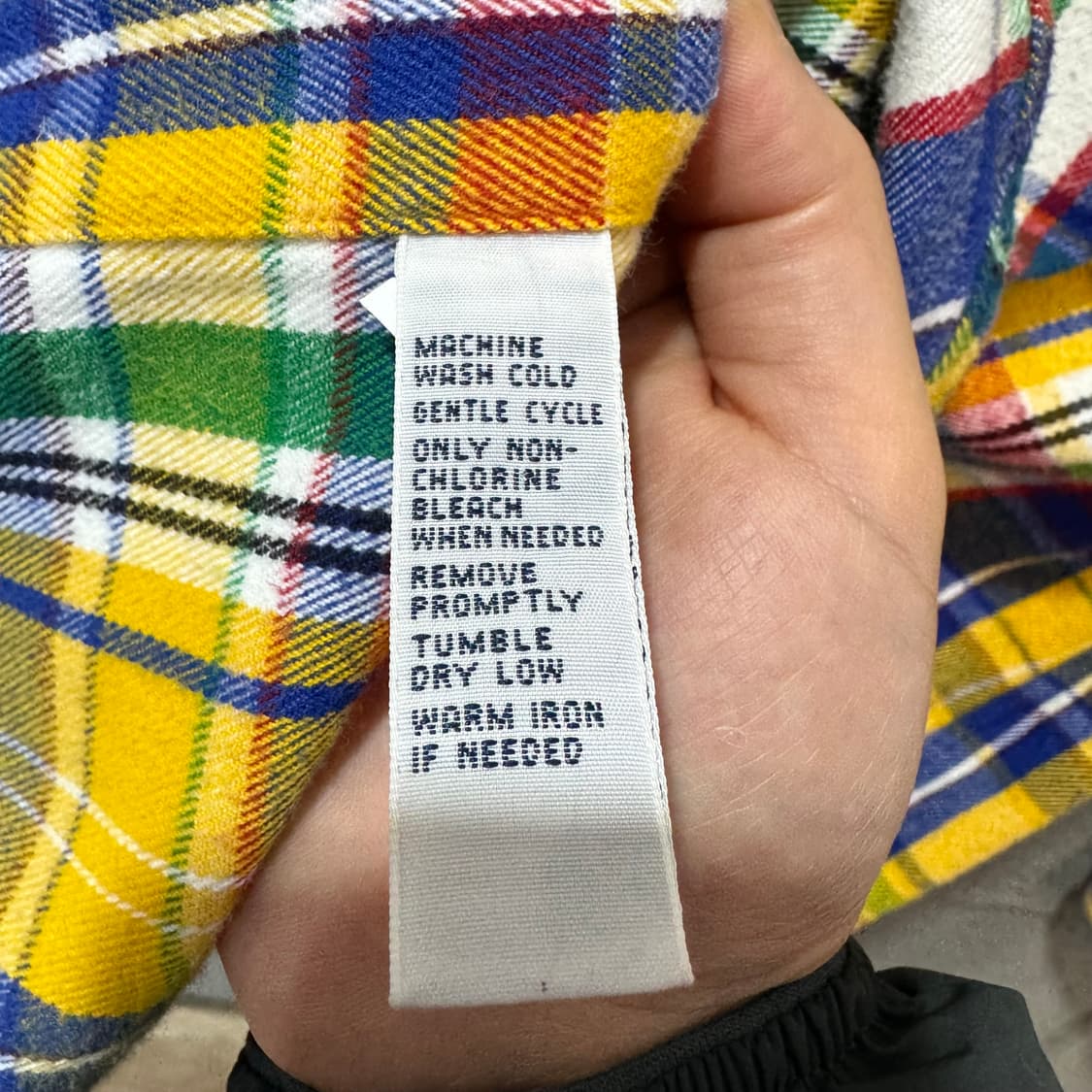 랄프로렌 폴로 체크 플란넬 셔츠 (L)  상품이미지5