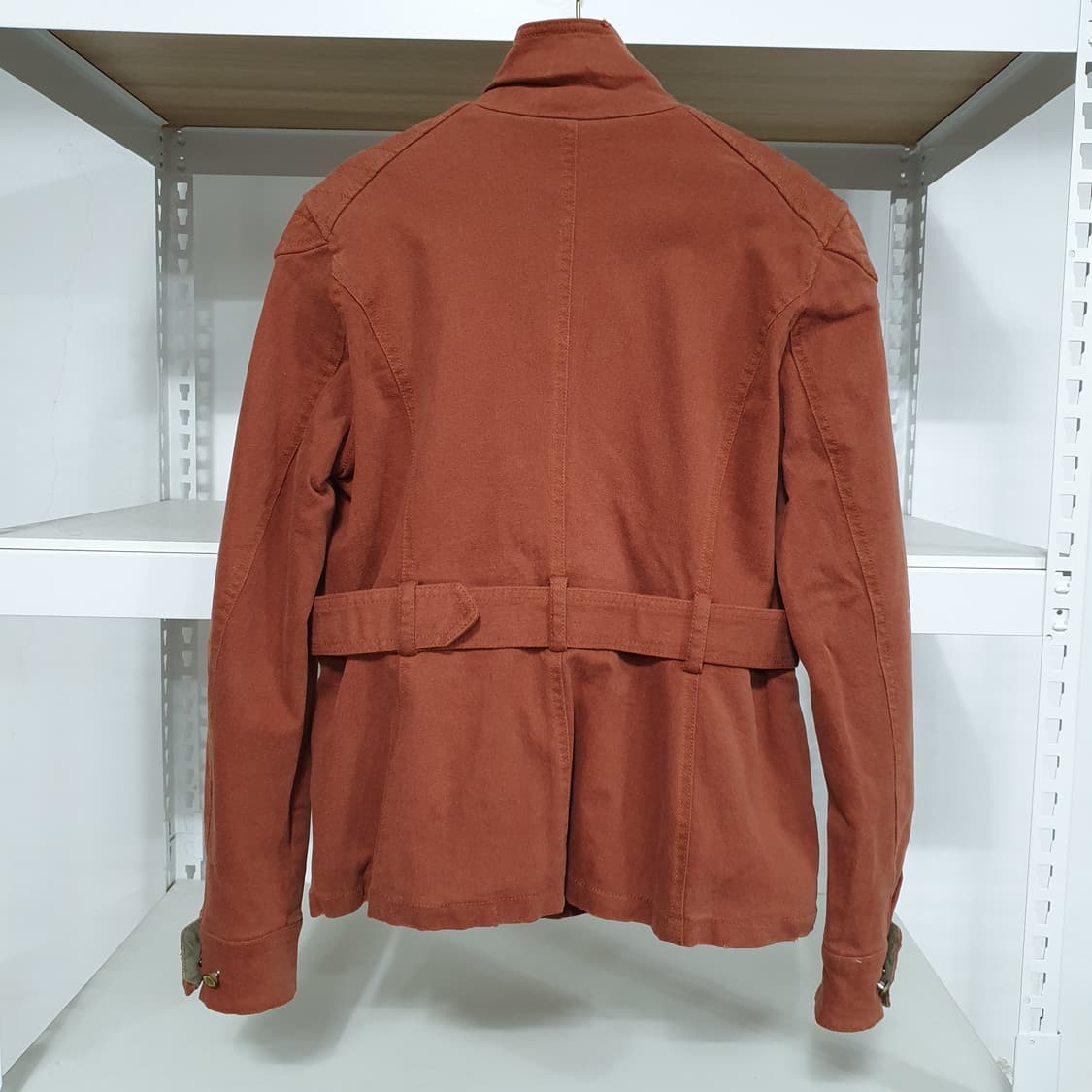 (77) 밀란로랭 브릭오렌지 빈티지 벨티드 야상 자켓 상품이미지8