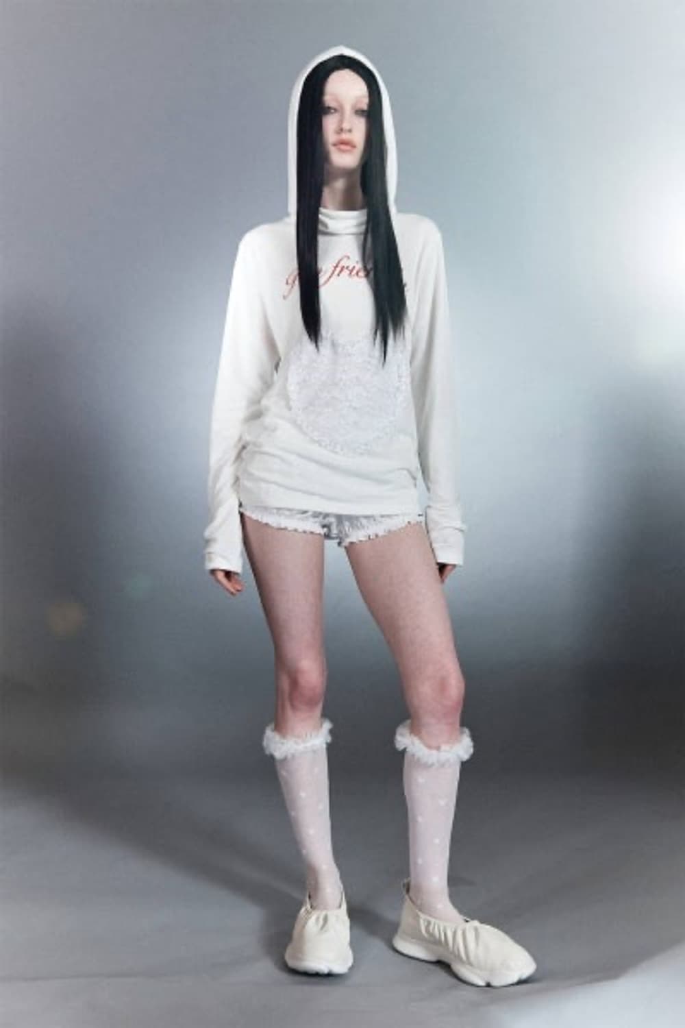 스컬프터 캐스퍼 하트레이스 롱슬리브후드 M 상품이미지2