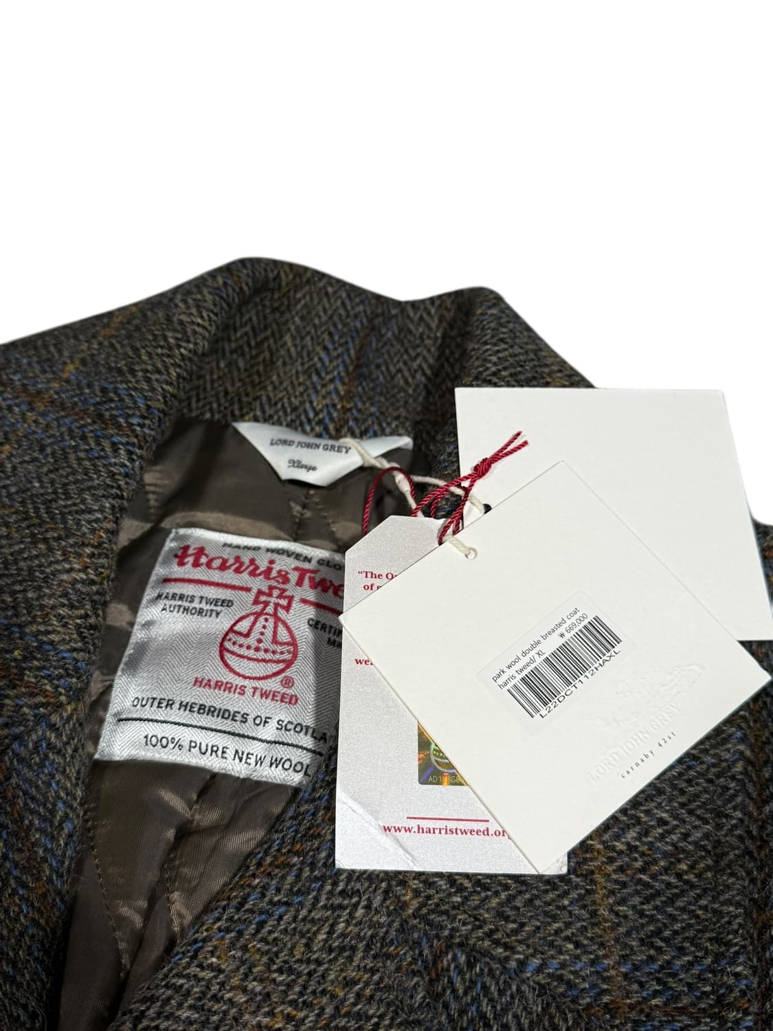 Harris Tweed load john grey 로드 존 그레이 코트 상품이미지4