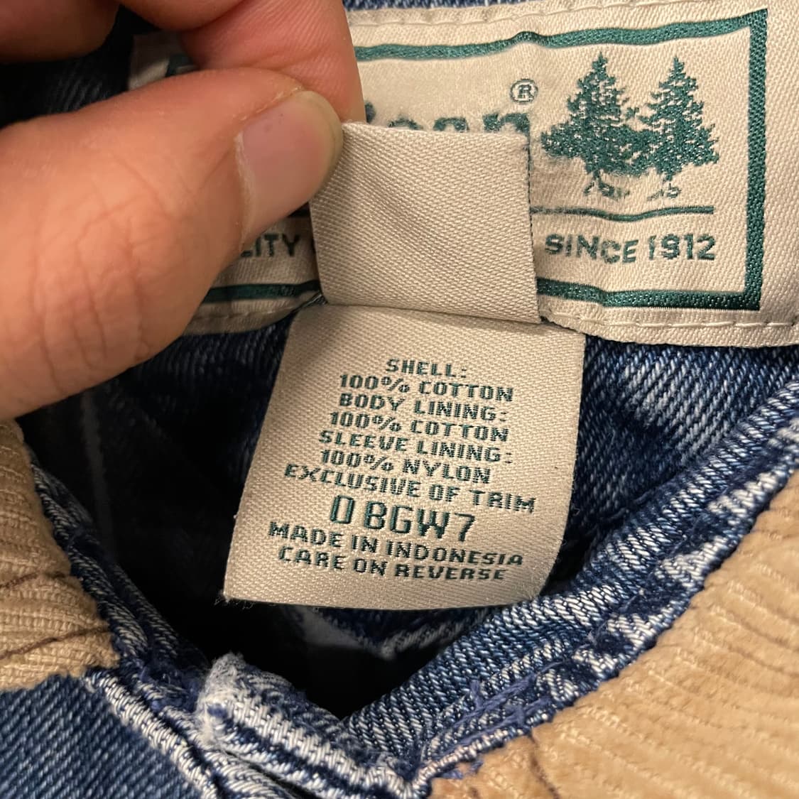 90s L.L Bean 엘엘빈 데님 초어 워크 자켓 / 빈티지 워크 웨어 상품이미지8