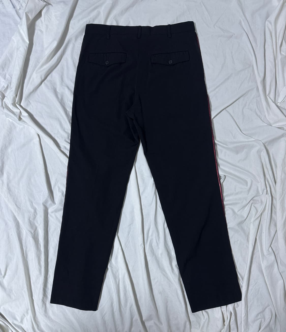 요지야마모토 ys for men 사이드라인 셀비지 울 팬츠 상품이미지3