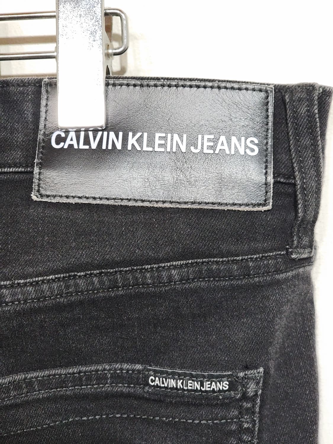 (34) 캘빈클라인 청바지 블랙진 스판 CK 데님팬츠  상품이미지5