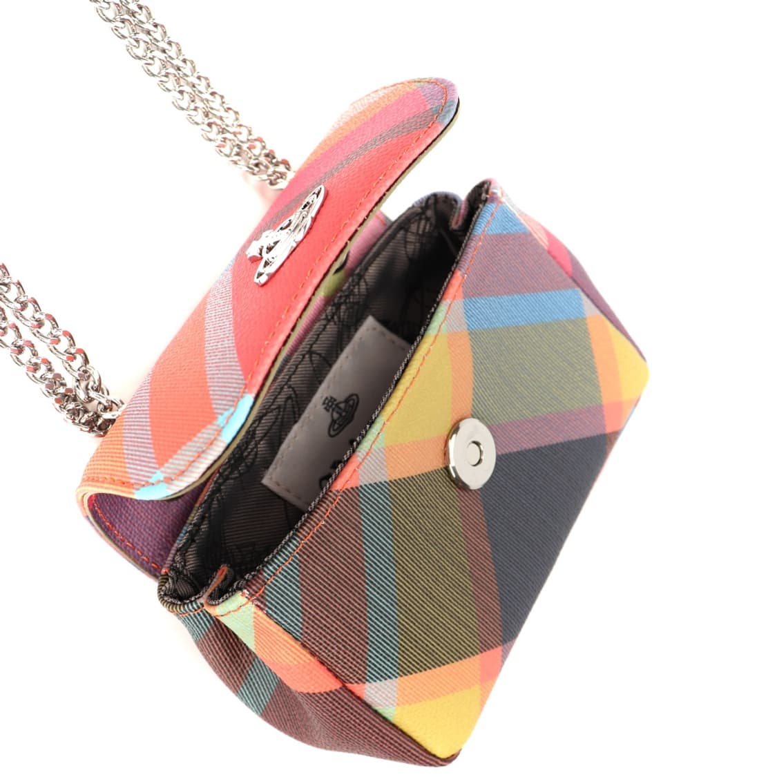 [정품/신품] 비비안웨스트우드 스몰 체인 퍼스 할리퀸 더비 상품이미지4