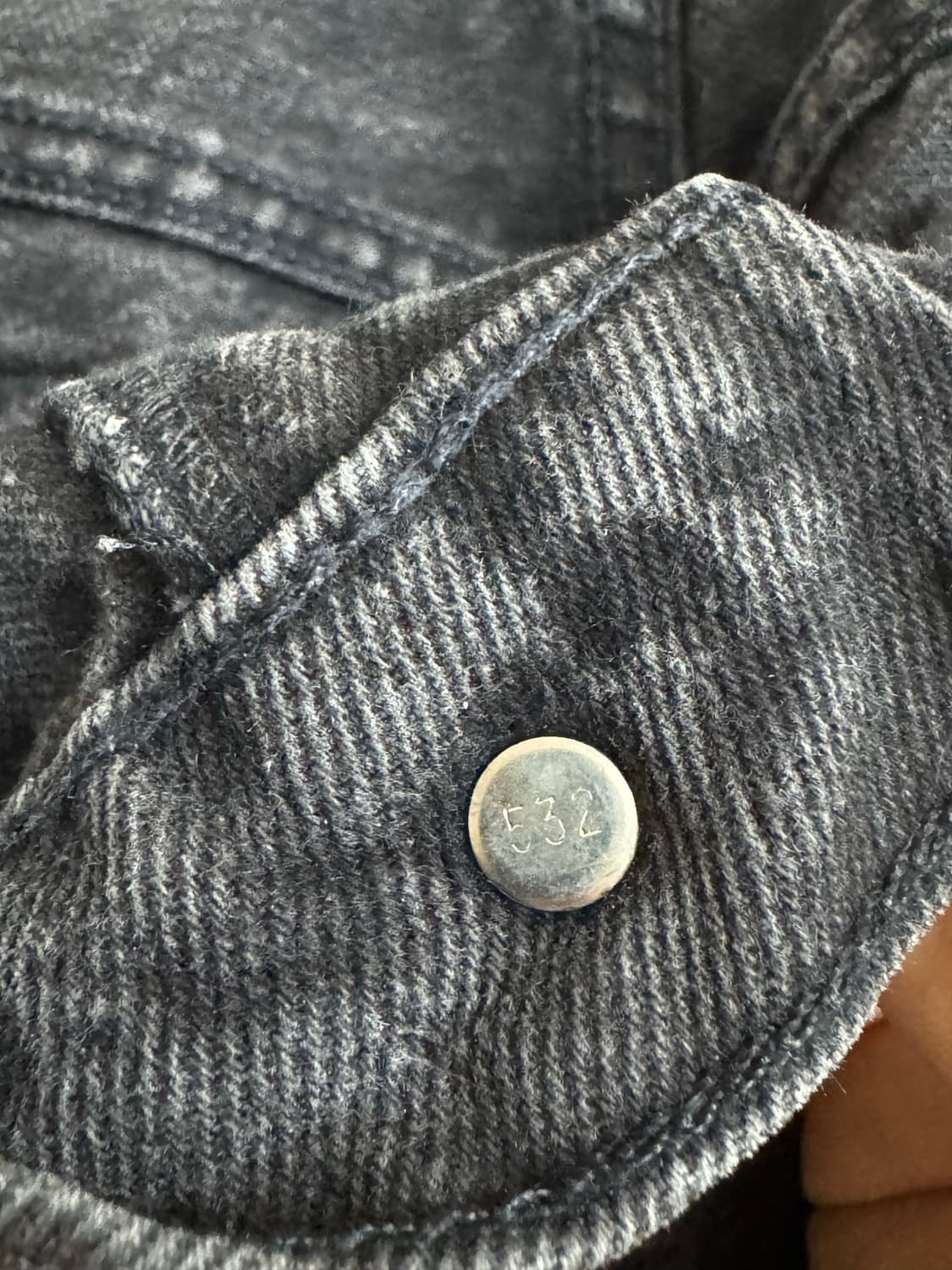 90s LEVIS 554 리바이스 흑청 데님 청바지 34 상품이미지6