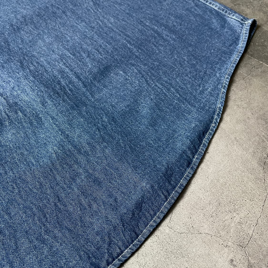 PORT&COMPANY 빈티지 중청 데님 코튼 셔츠 A00565 상품이미지8