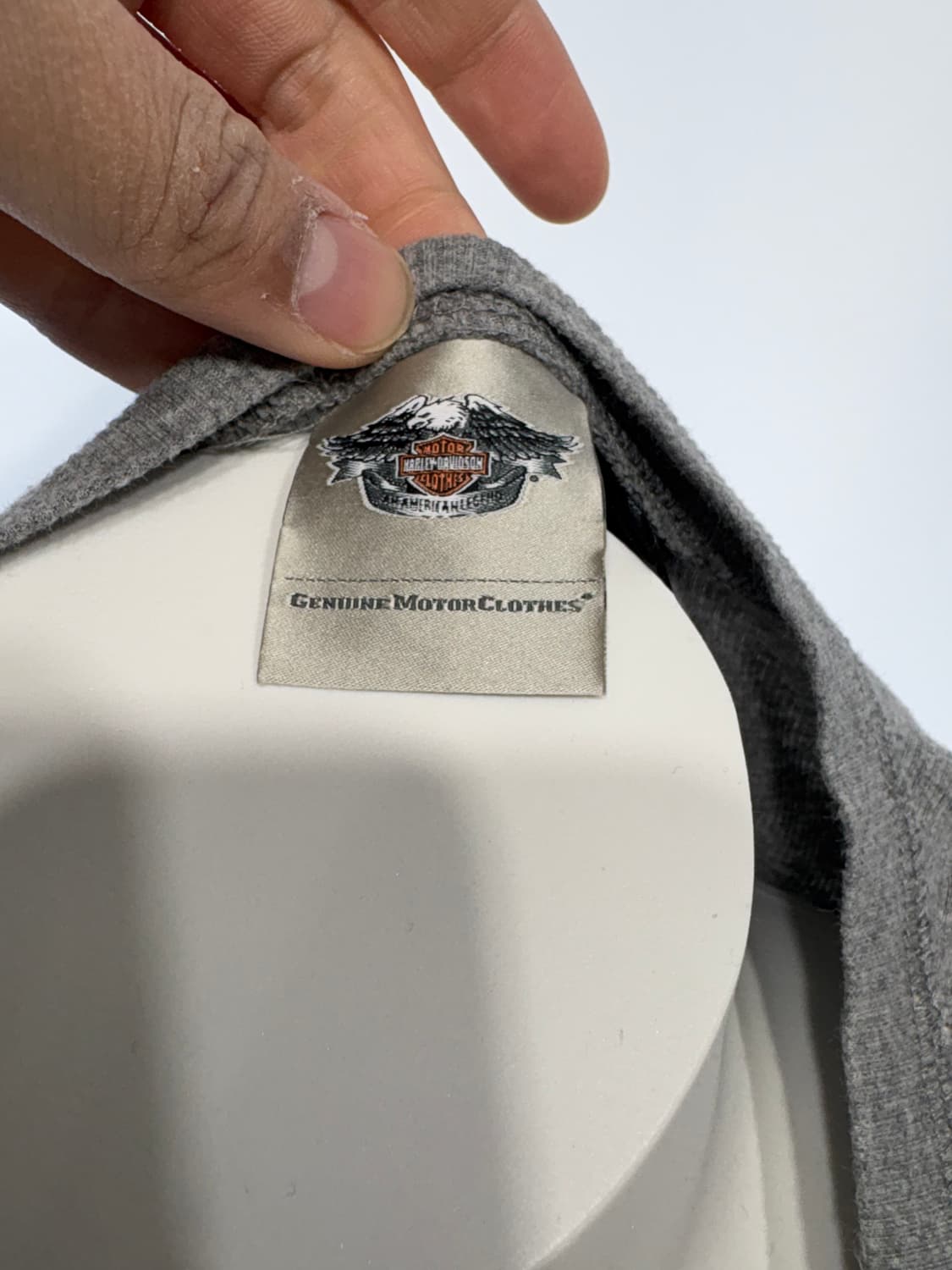 🎸Harley Davidson 그레이 프린팅 롱슬리브🎸 상품이미지8