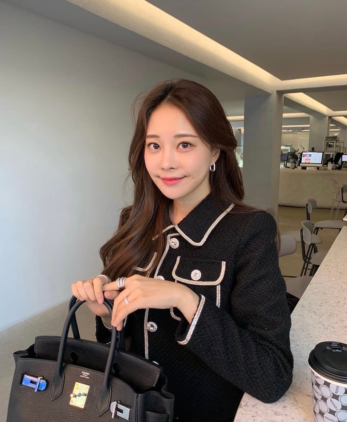 로아르 (미우미우) 트위드 세트 S 상품이미지4