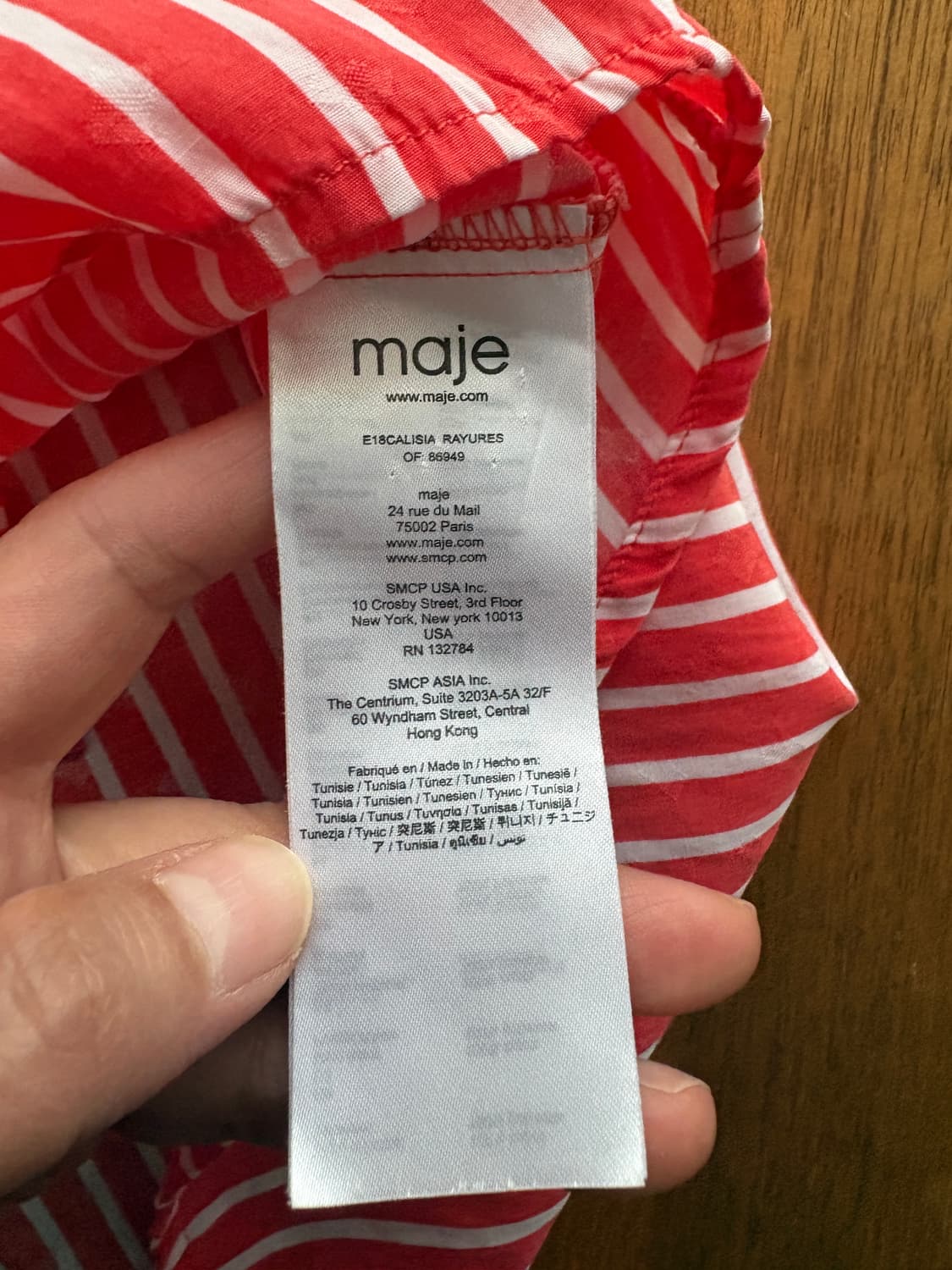 마쥬 스트라이프 셔츠 2 (m) 상품이미지7