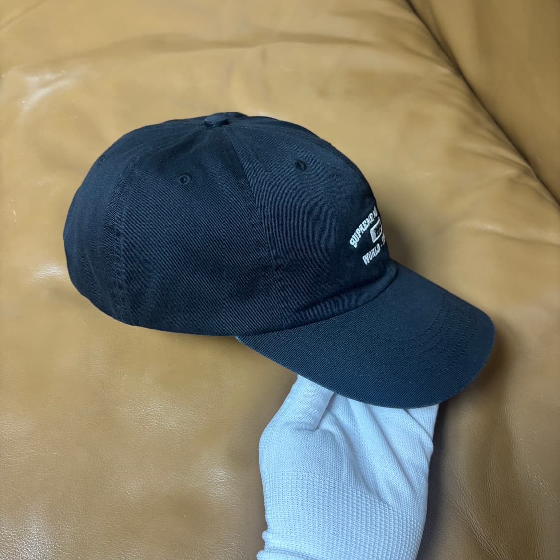 슈프림 6패널 볼캡 모자 24ss 뉴욕 아크 블랙 상품이미지3