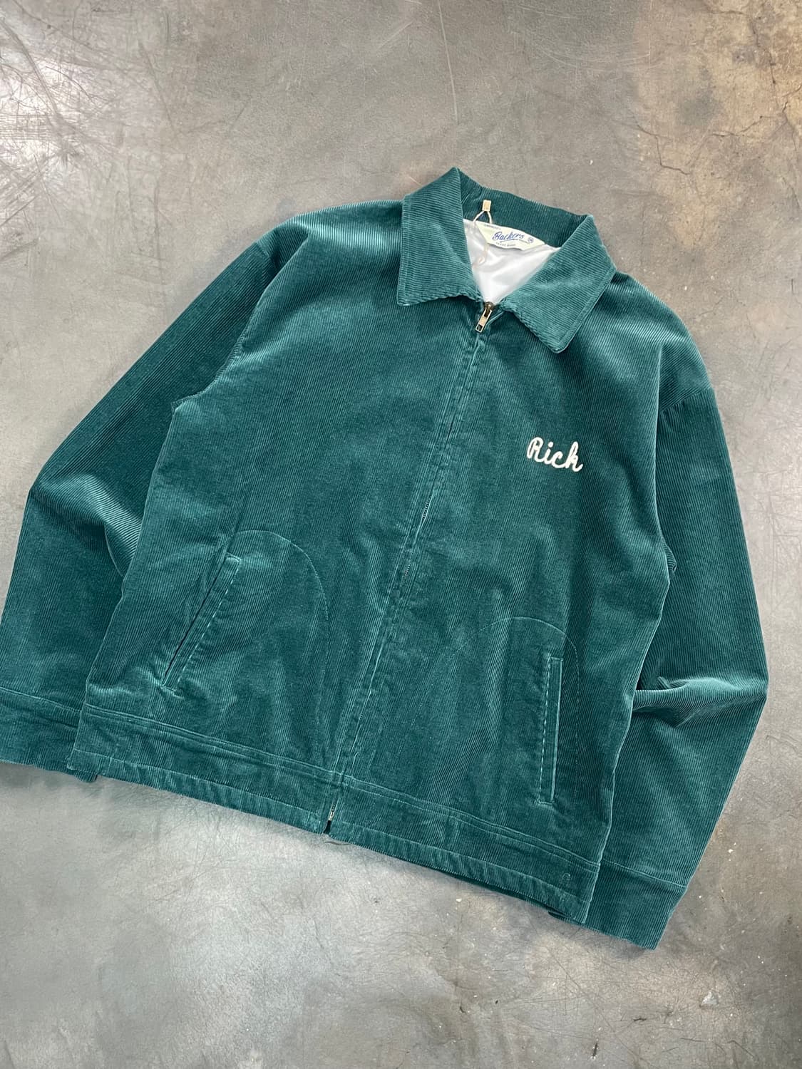 Backers 체인스티치 코듀로이 블루종 자켓 상품이미지4