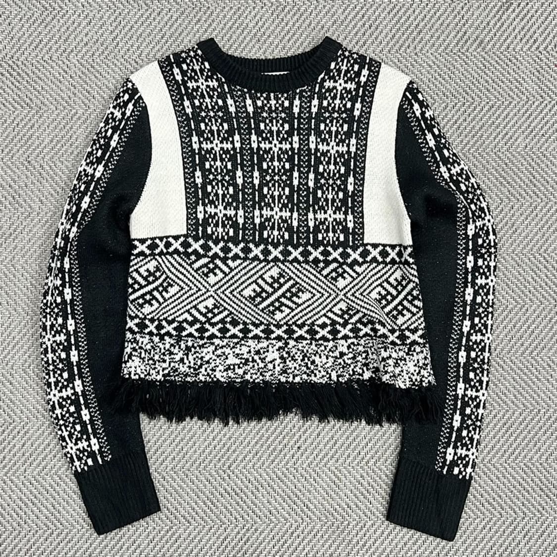 슬라이 에스닉 패턴 니트 v0850 상품이미지1