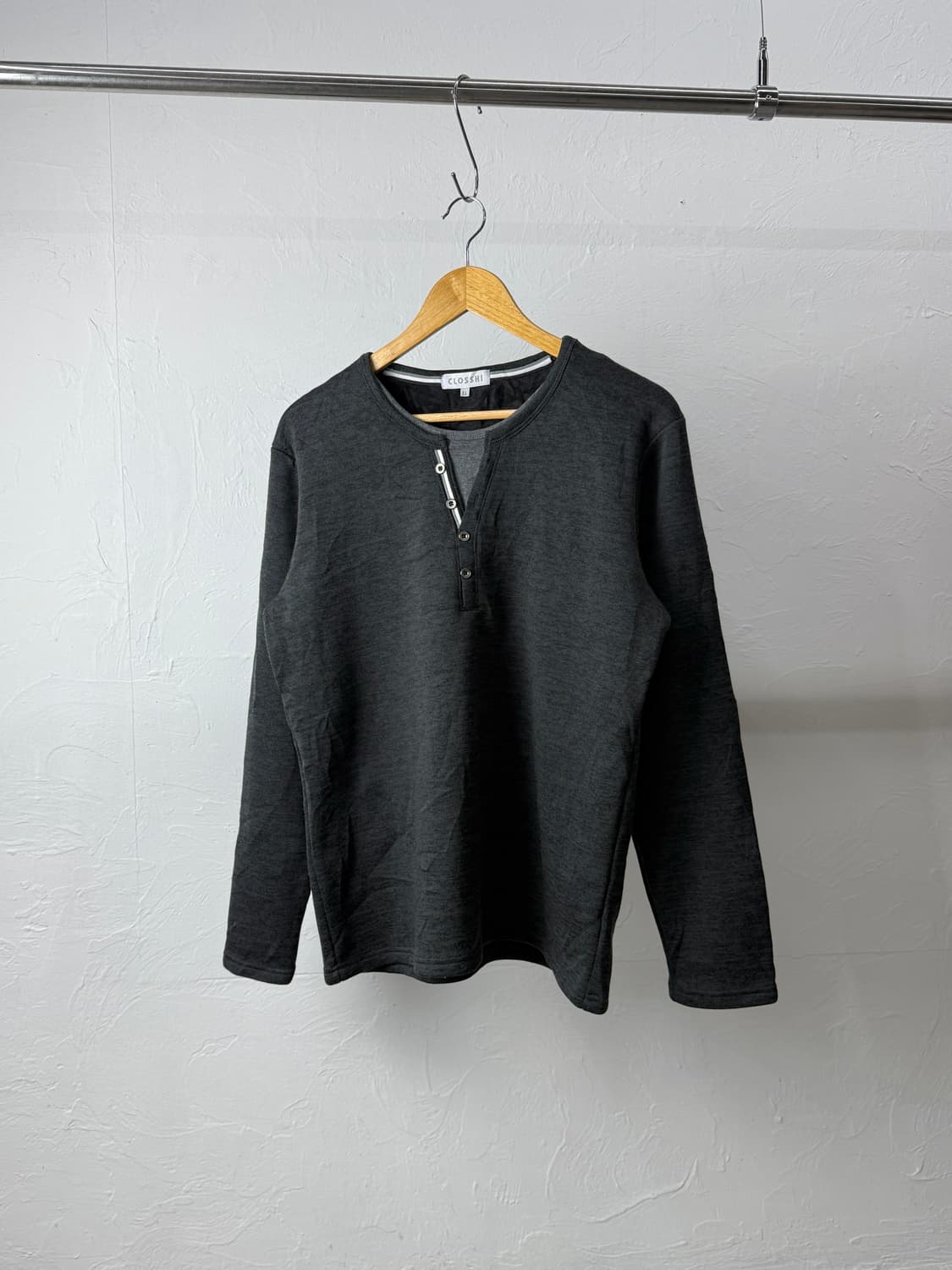 Closshi 헨리넥 롱 슬리브 상품이미지1