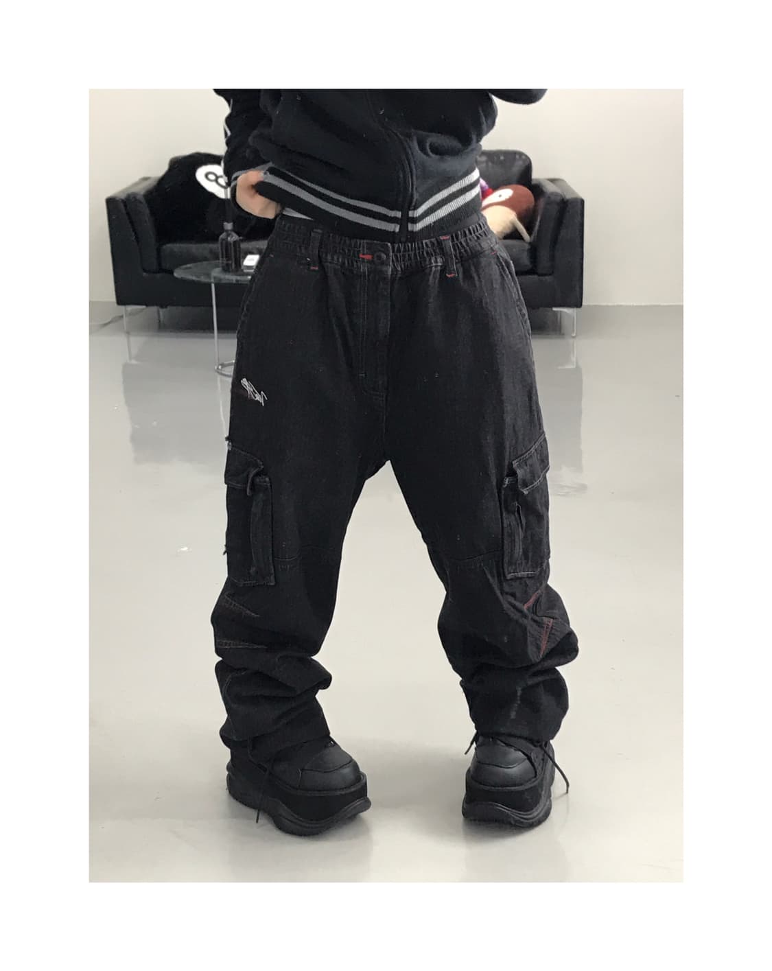 Jpn Wnsb Denim Big Cargo Pants 상품이미지1