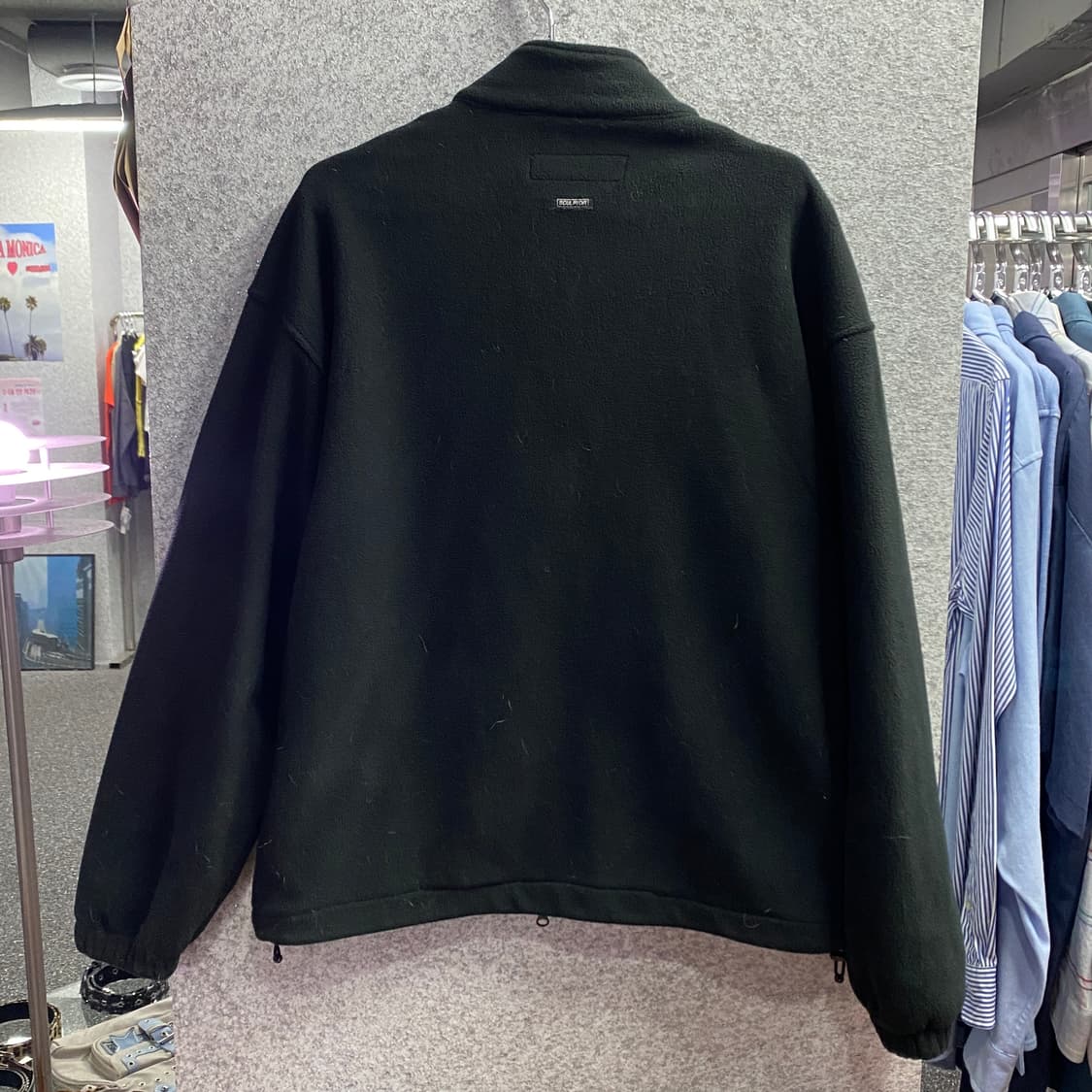 스컬프터 스몰로고 투웨이 플리스 집업 B3568 상품이미지4