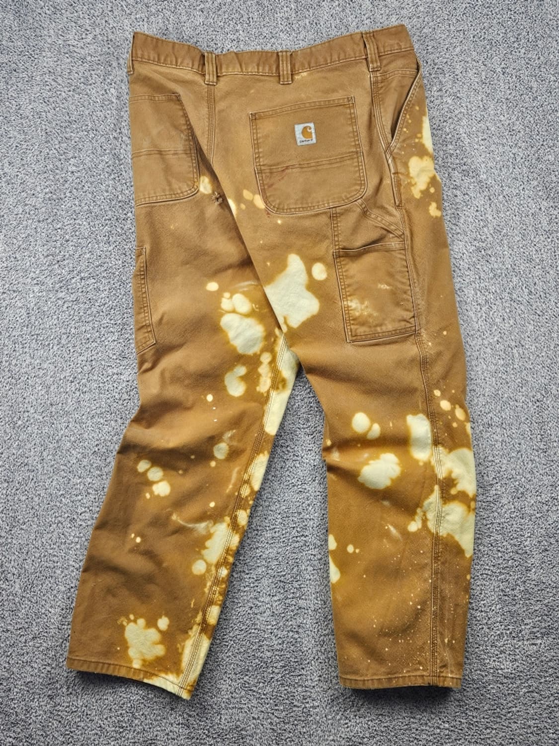 칼하트 덕캔버스 싱글니 카펜터 워크팬츠 커스텀 (36X32)/ 11739 상품이미지3