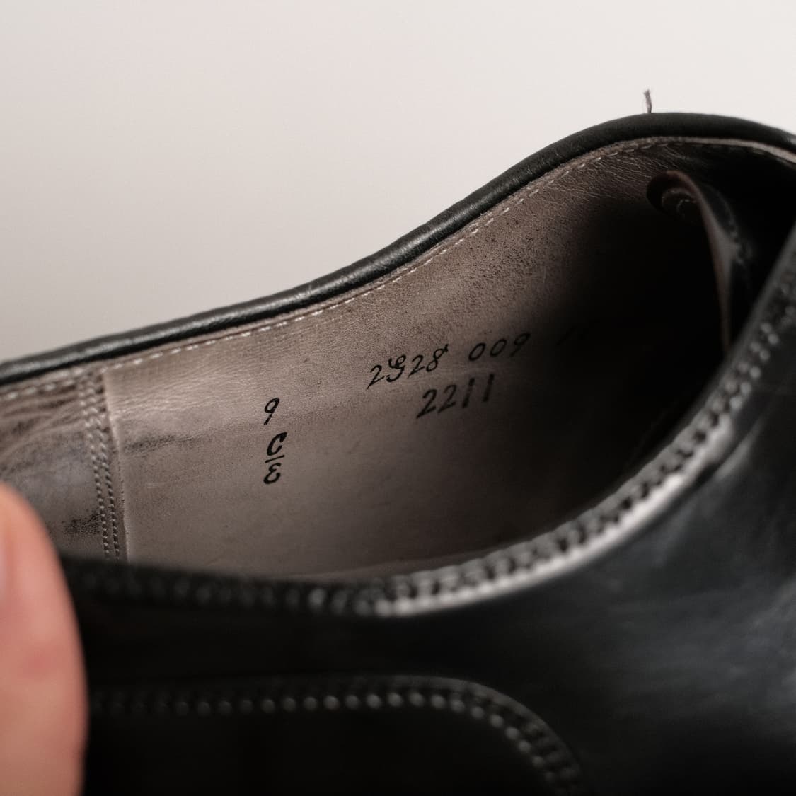알든 2211 9E(270-275)사이즈 블랙 코도반 NST 더비 상품이미지9