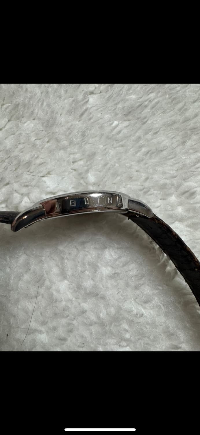 셀린느 시계 라운드쉘 쿼츠 빈티지 시계 자개 다이얼 상품이미지6