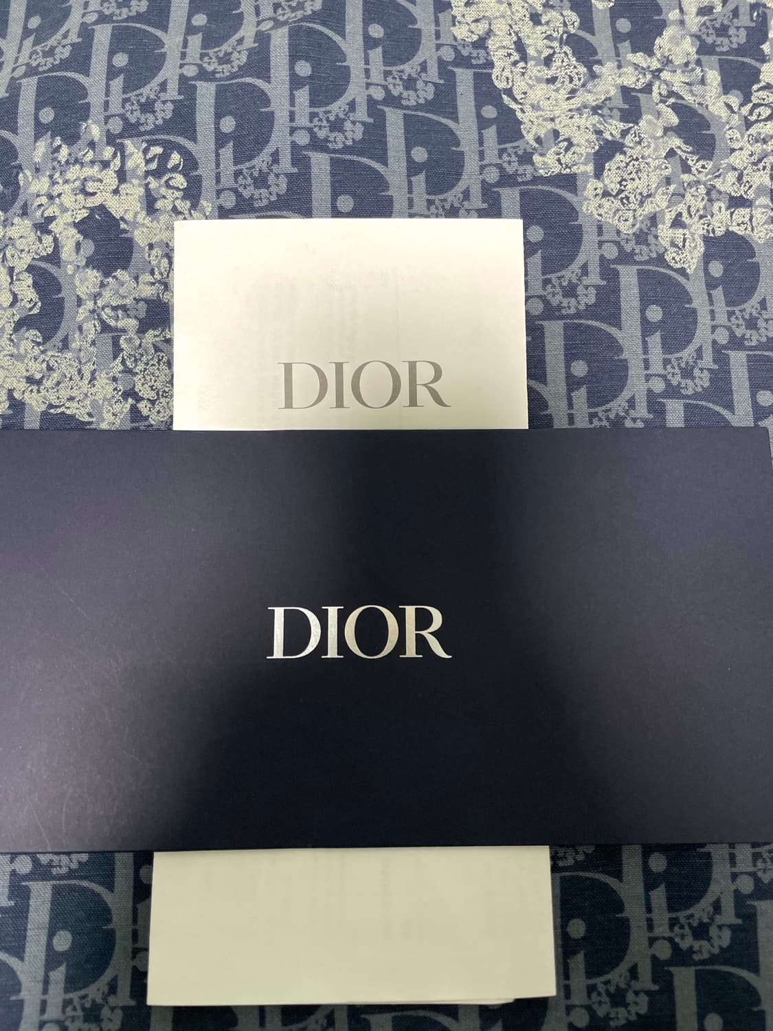 새상품 디올 x 데님티어스 오블리크 블루종 자켓 52 영수증O 상품이미지8