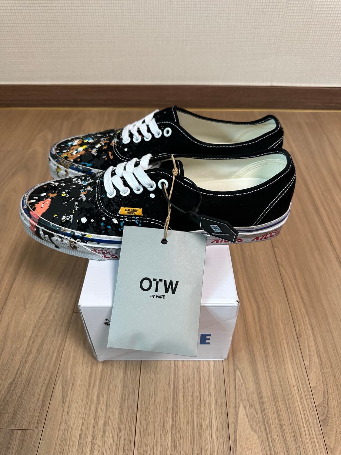 반스 x 갤러리 디파트먼트 갤뎁 OTW 어센틱 44 블랙 280 상품이미지3