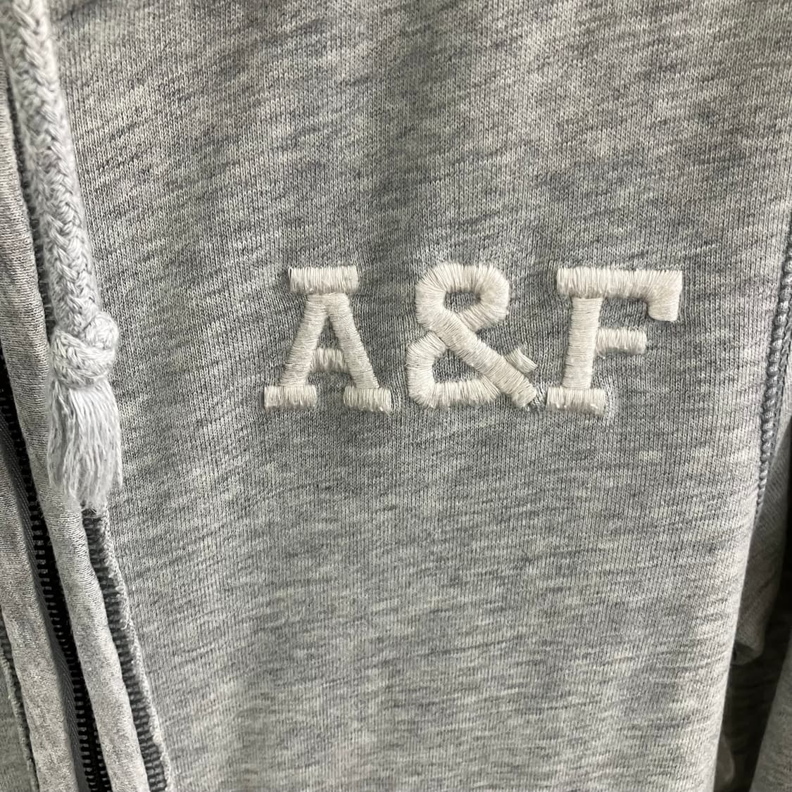 아베크롬비 그레이 후드집업 XL 상품이미지4