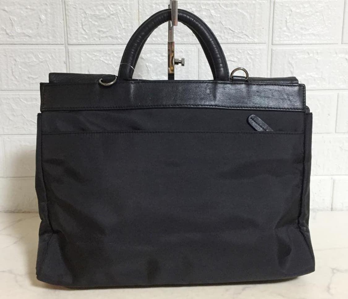 요지 야마모토 Y'SACCS 소가죽 나일론 토트백 상품이미지2