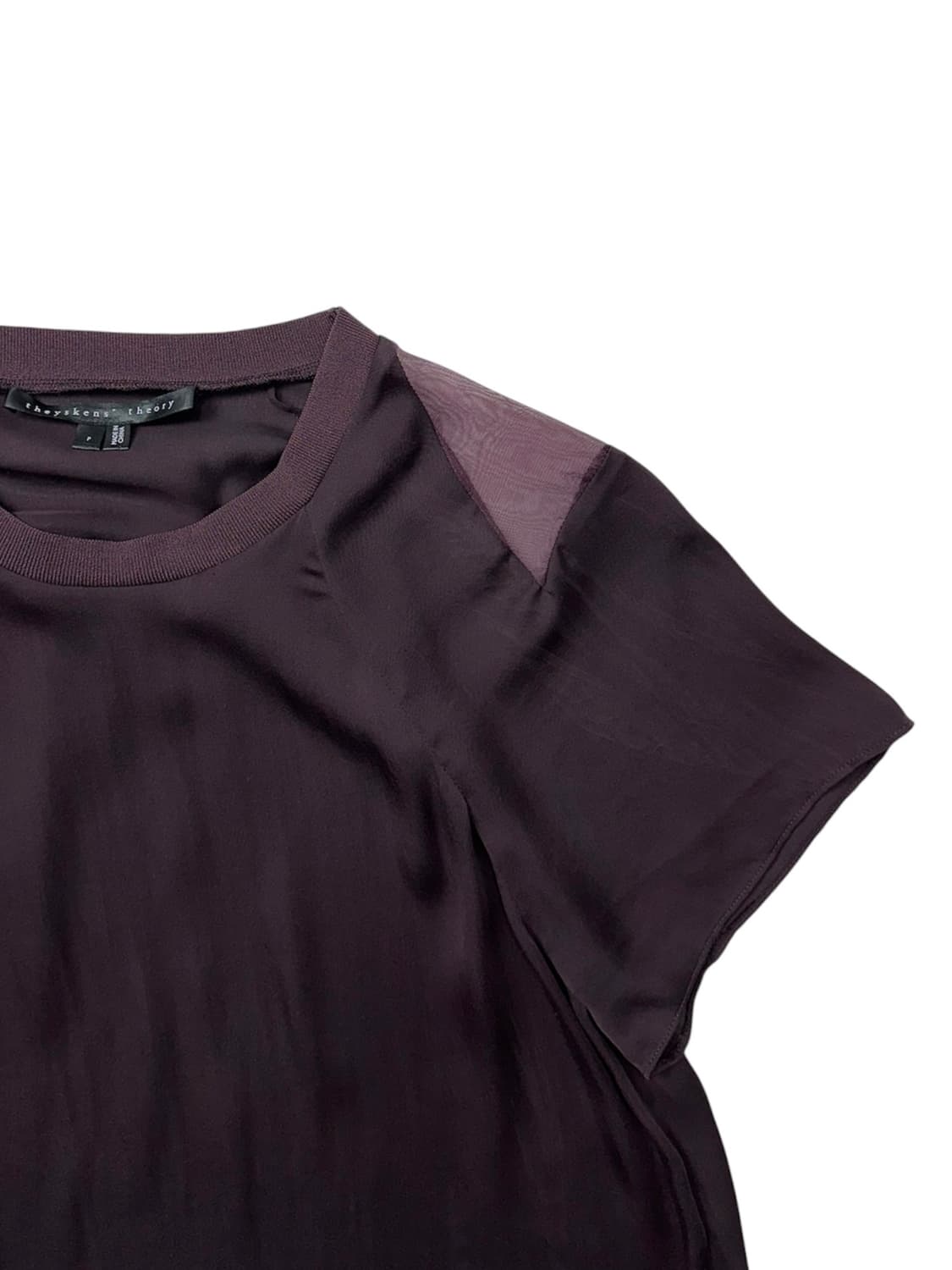 Theyskens’ 띠어리 시스루 블라우스 상품이미지2