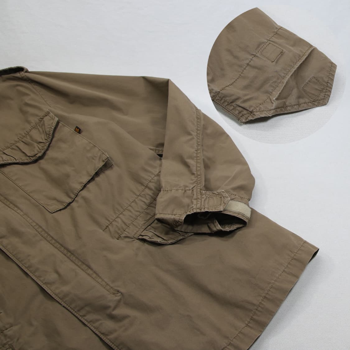 (착용컷) 알파 인더스트리 M-65 필드 자켓 (남성용 100) 상품이미지8