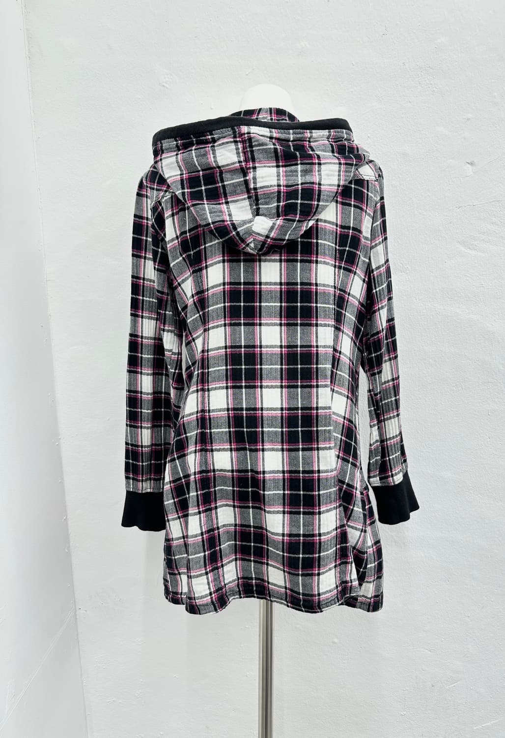 Cornflake y2k check hood shirts 상품이미지3