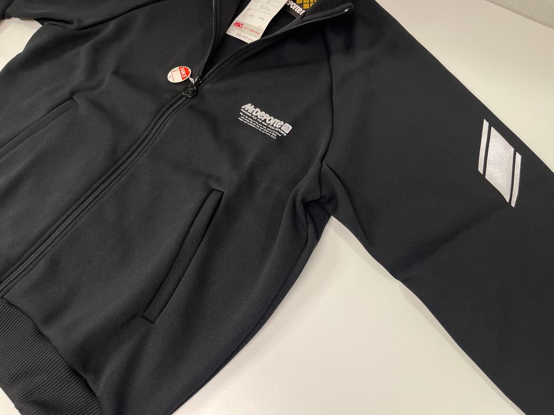 아식스 미스터 데포르테 90s 올드 트랙탑 져지 자켓 1990 블랙 상품이미지3