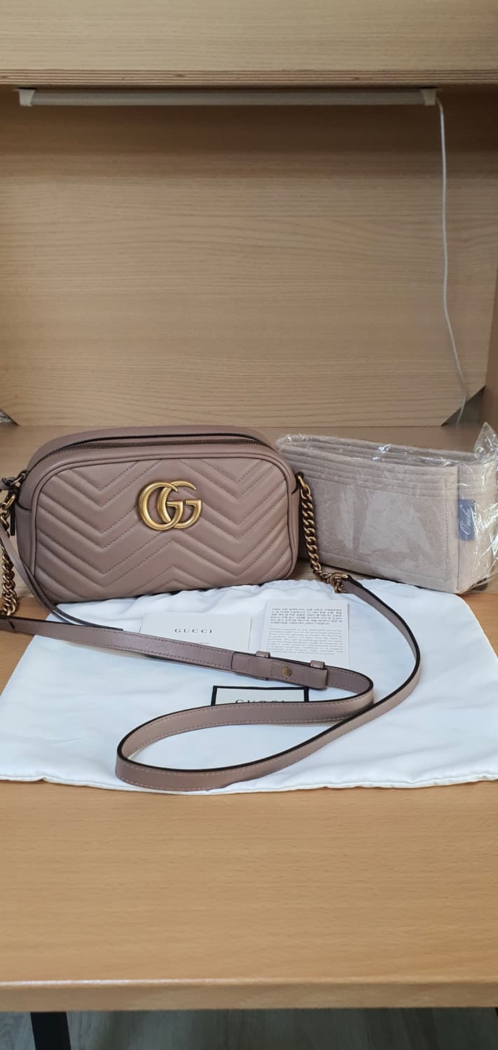 구찌 마몬트 마틀라세 스몰 크로스/크로스백 정품S급(감정O) 상품이미지2