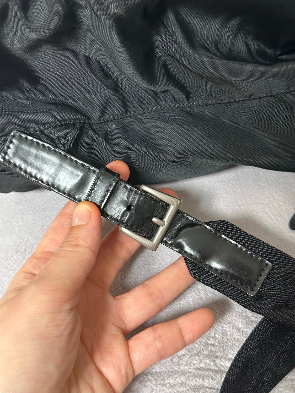 프라다 원포켓 백팩 나일론 포코노 미디움 상품이미지6