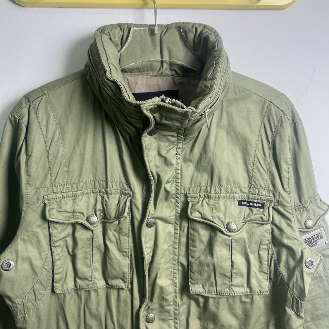 돌체앤가바나 카키 빈티지 밀리터리 야상 자켓 48 상품이미지4