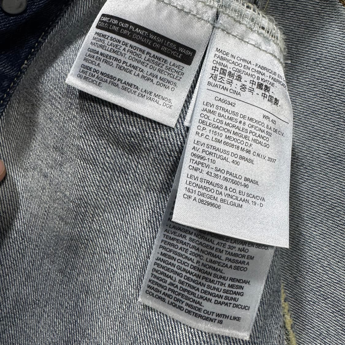 리바이스 데님 트럭커 청자켓  상품이미지6