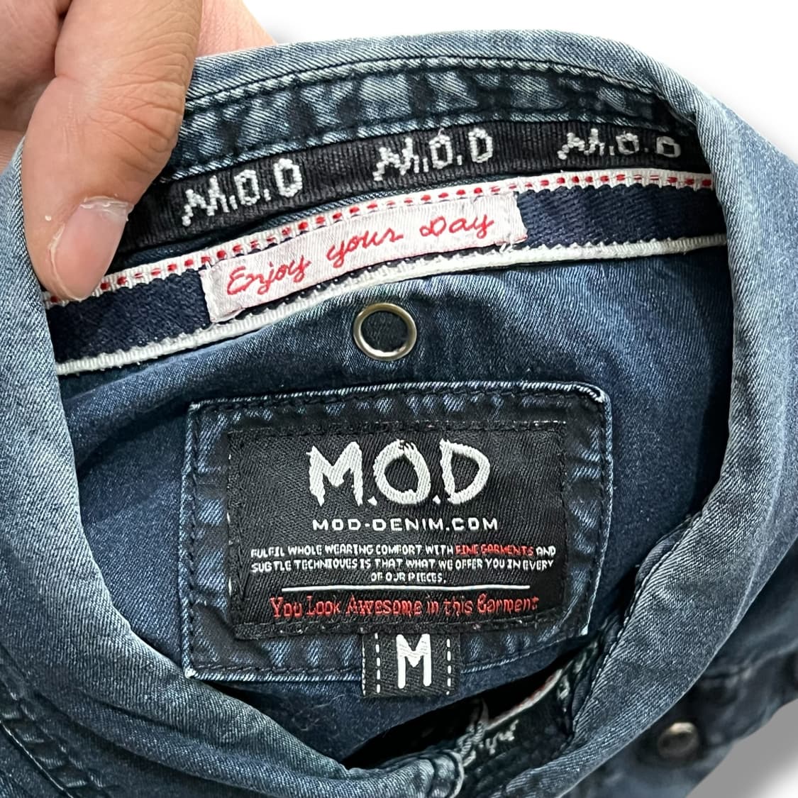 m.o.d 웨스턴 데님 셔츠 y12798 상품이미지7